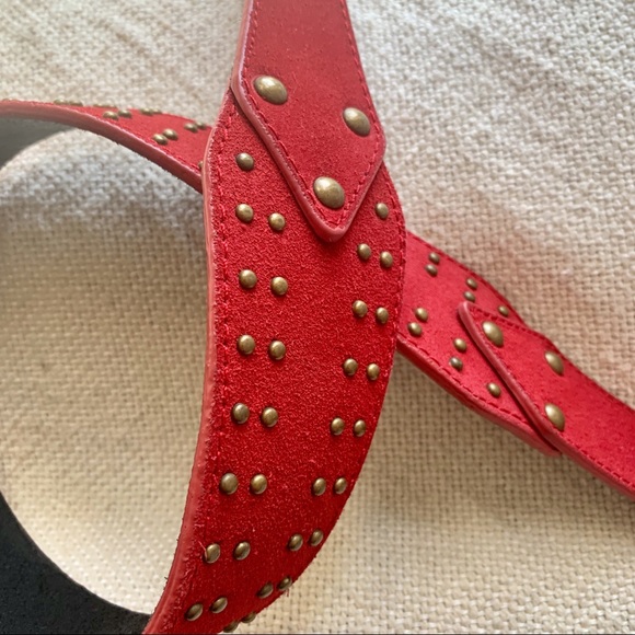 CLOSET CLOSING TOMORROW Red Belt Anthropologie - Picture 7 of 8